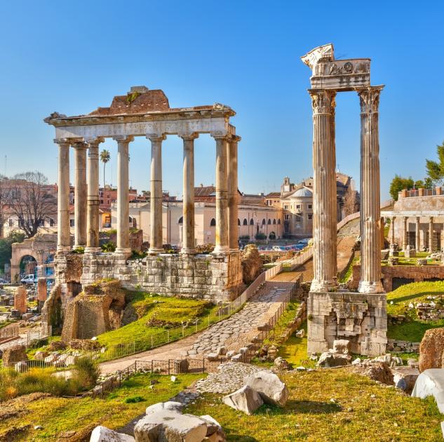Carrito de golf utilizado en un tour privado por Roma
